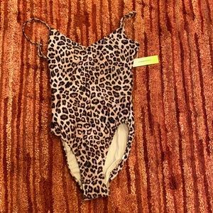 NWT Summersalt The Voyager Swimsuit Leopard sz 2